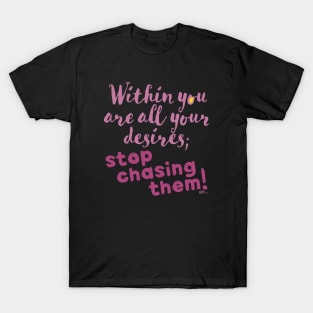 Within You-pink T-Shirt